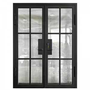 Πόρτα εισόδου από γαλλικό σφυρήλατο σίδερο